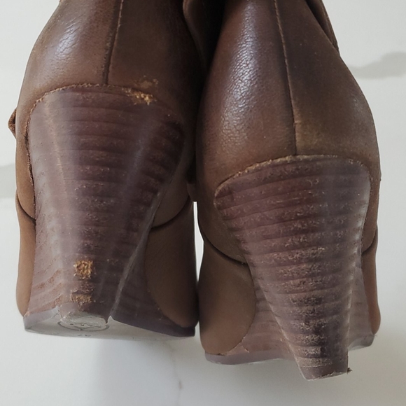 Ash buttery soft leather wedge booties - Picture 8 of 9